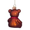 Новогоднее украшение Vondels Brown teddy bear w/red bow Арт.4222230085015