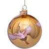 Новогоднее украшение Vondels Shiny gold w/crane birds all over Арт.5211290080275