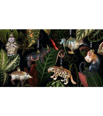 Новогоднее украшение Vondels Indigo macaque Moooi Арт.9219632100069