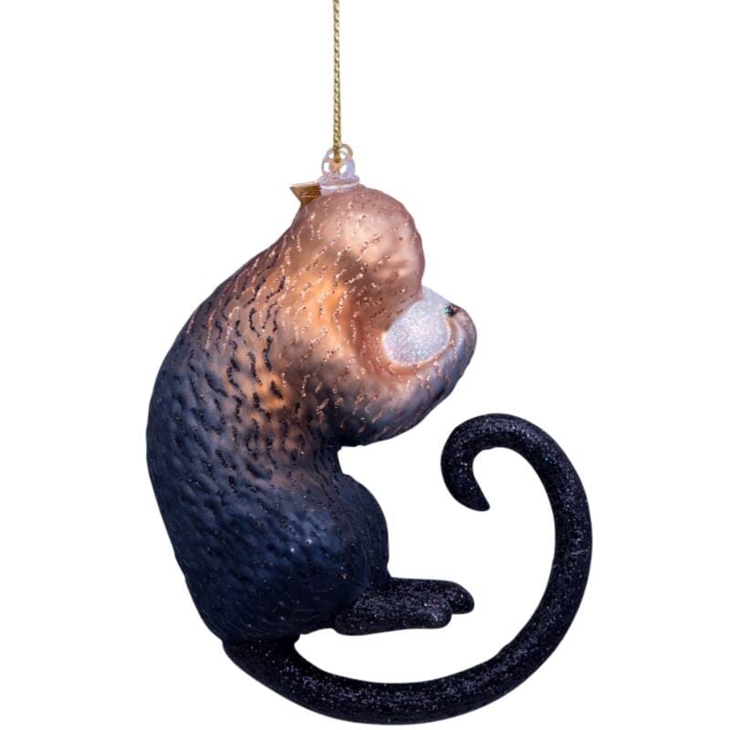 Новогоднее украшение Vondels Indigo macaque Moooi Арт.9219632100069