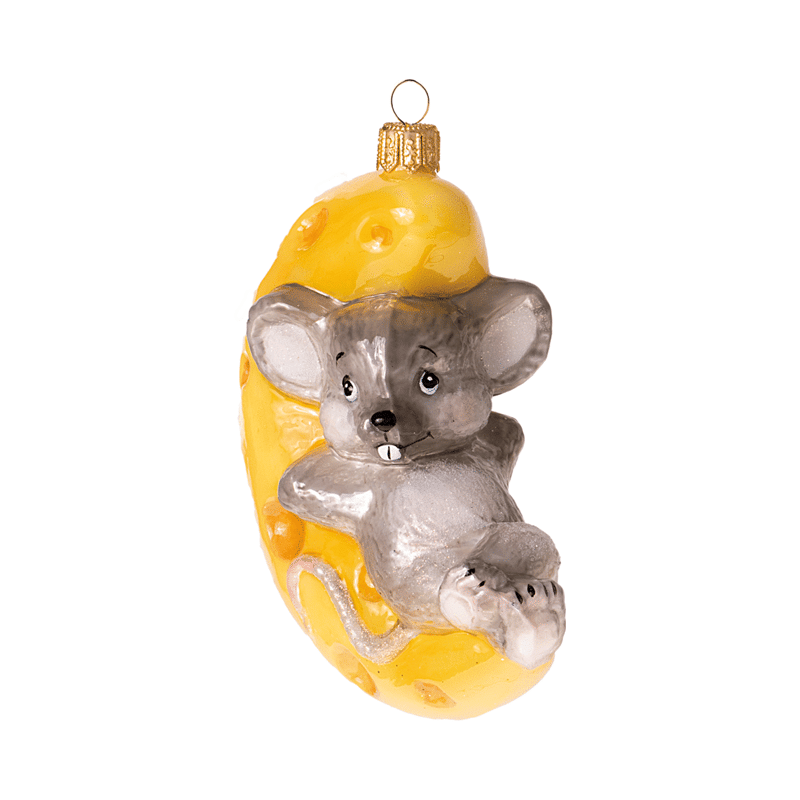 Новогоднее украшение Impuls Mouse and the Cheese Moon Арт.A2838