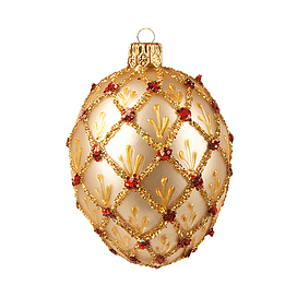 Новогоднее украшение Impuls Faberge-inspired Egg Арт.FE01MCH