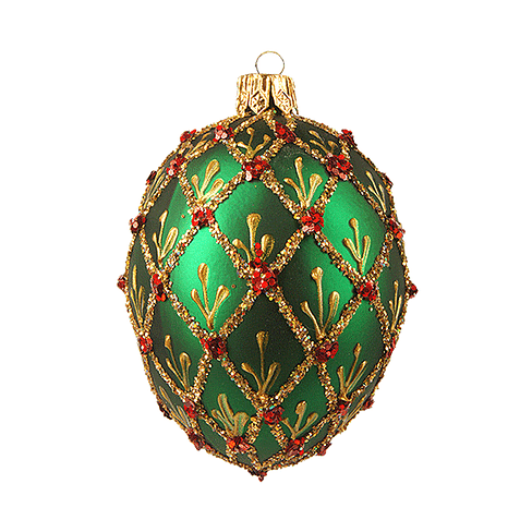 Новогоднее украшение Impuls Faberge-inspired Egg Арт.FE01MZN