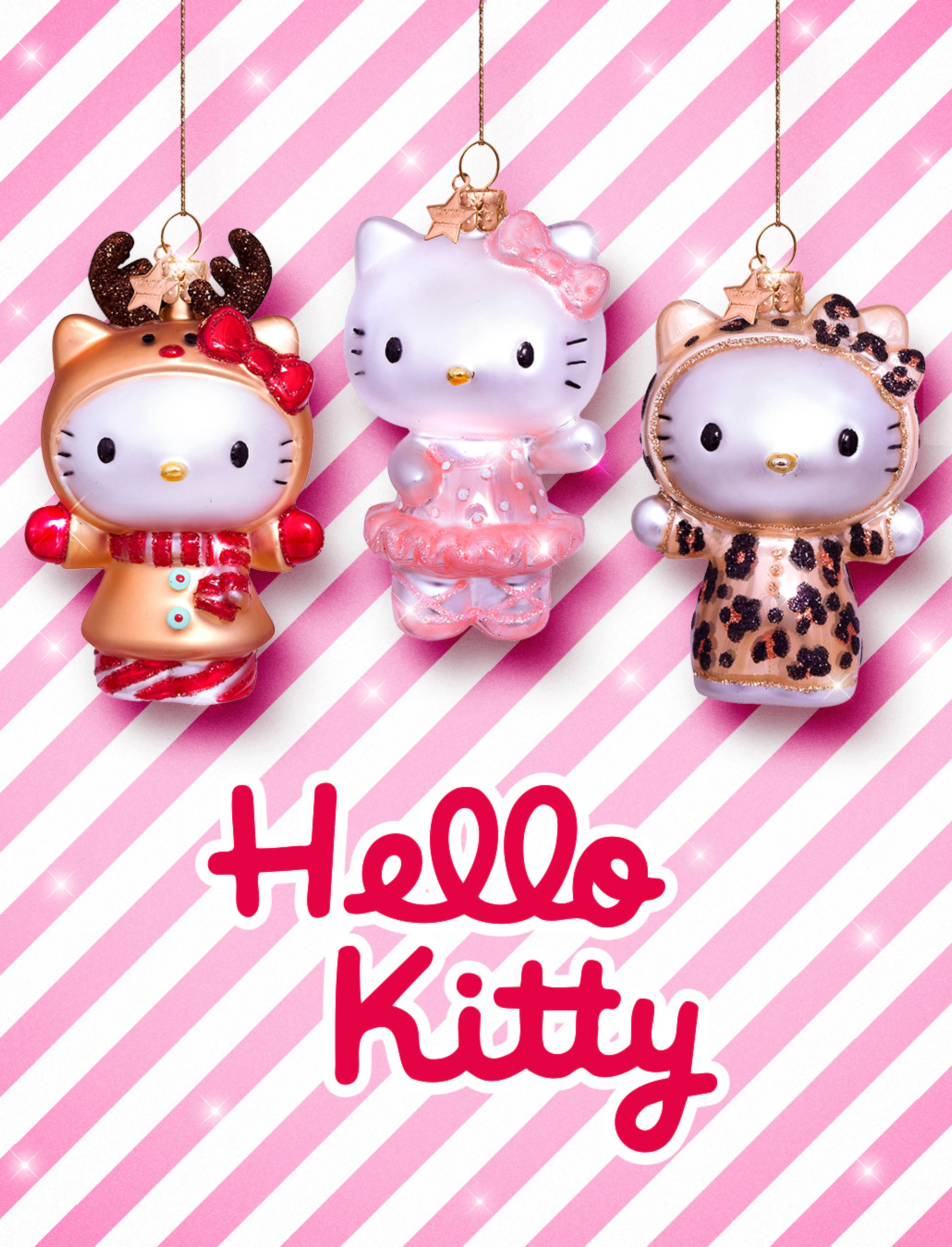 Новогоднее украшение Vondels Hello Kitty reindeer Арт.1221234090011