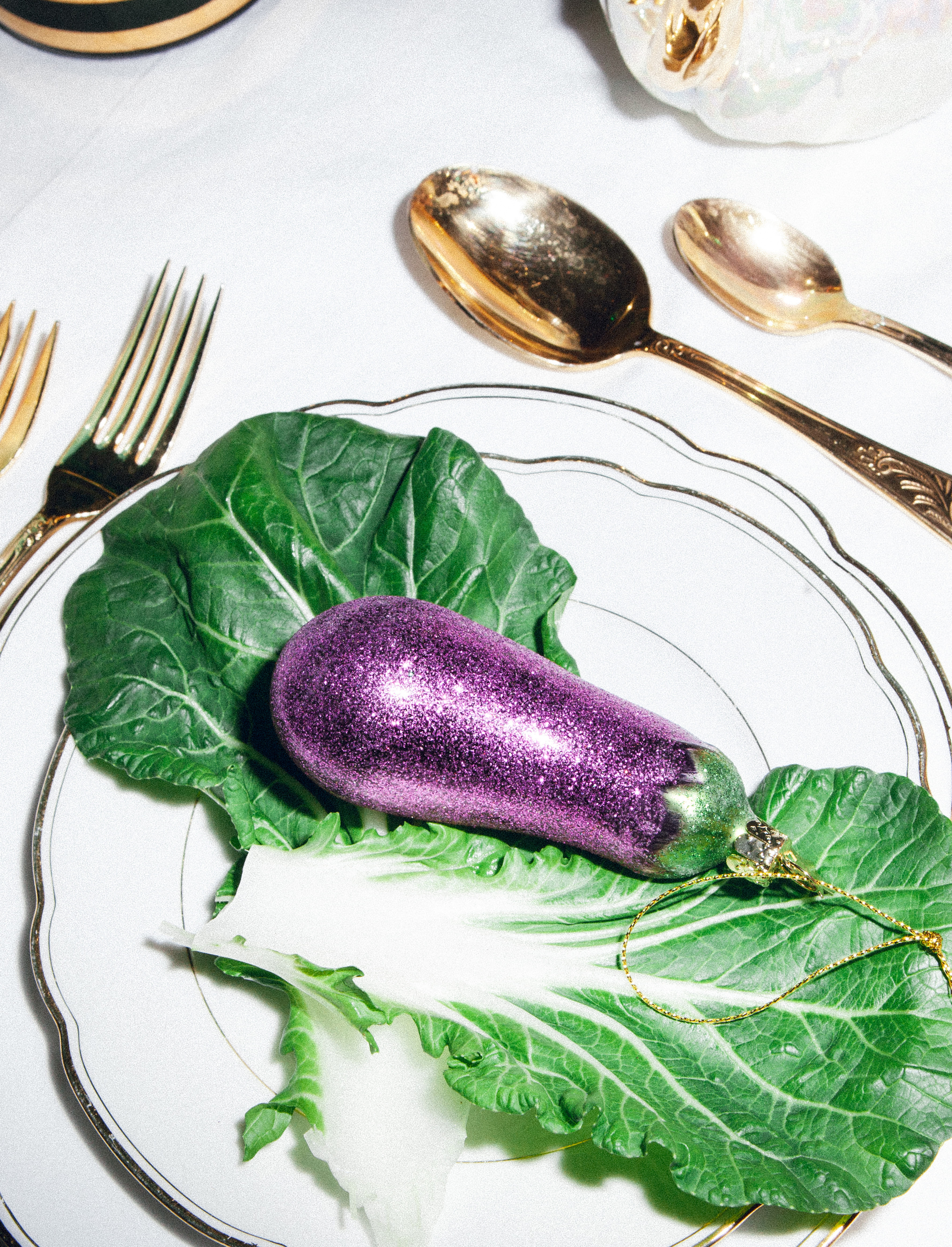 Новогоднее украшение Vondels Purple eggplant Арт.1231234130013