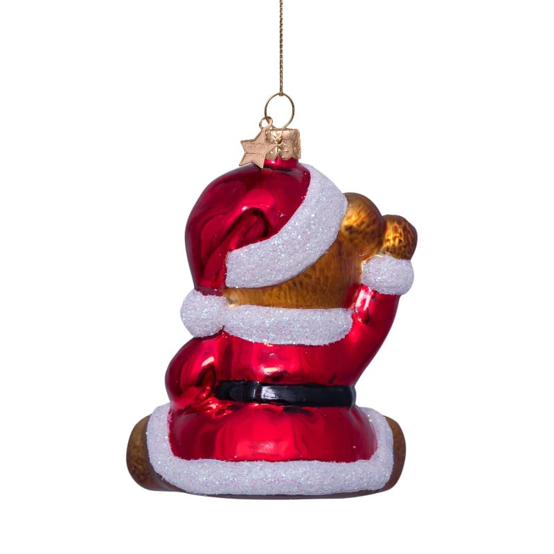 Новогоднее украшение Vondels Multi bear w/christmas dress Арт.1232230096013