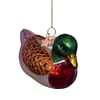 Новогоднее украшение Vondels Brown/green duck H5.5cm Арт.1232300055018
