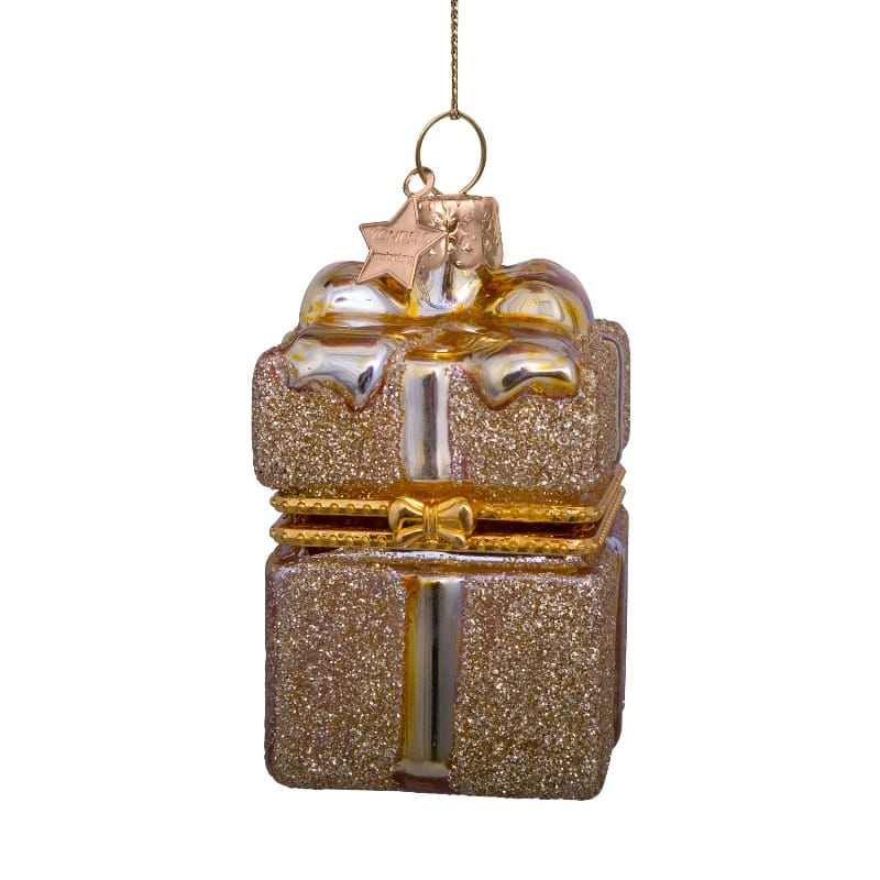 Новогоднее украшение Vondels Gold present w/ opening Арт.1232740055012
