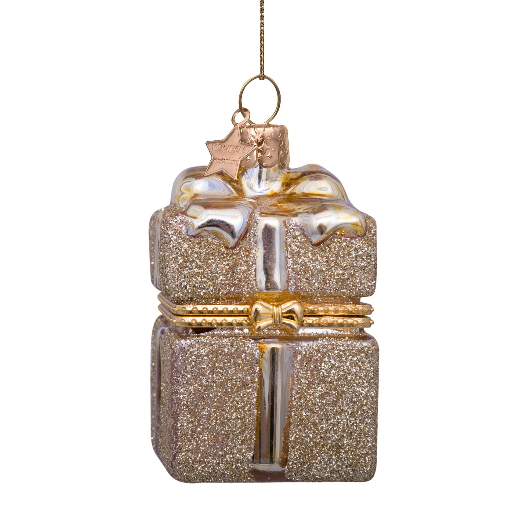 Новогоднее украшение Vondels Gold present w/ opening Арт.1232740055012
