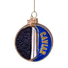 Новогоднее украшение Vondels Rose black and blue caviar tin can Арт.1232810075032