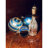 Новогоднее украшение Vondels Rose black and blue caviar tin can Арт.1232810075032