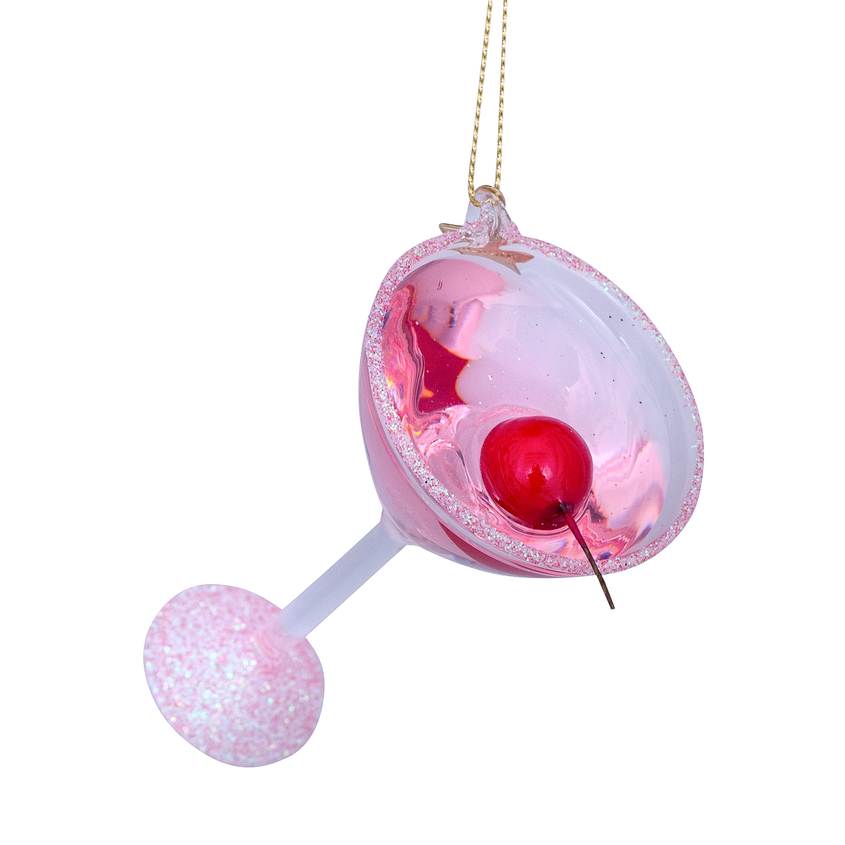 Новогоднее украшение Vondels Pink cosmopolitan cocktail Арт.1232810085031