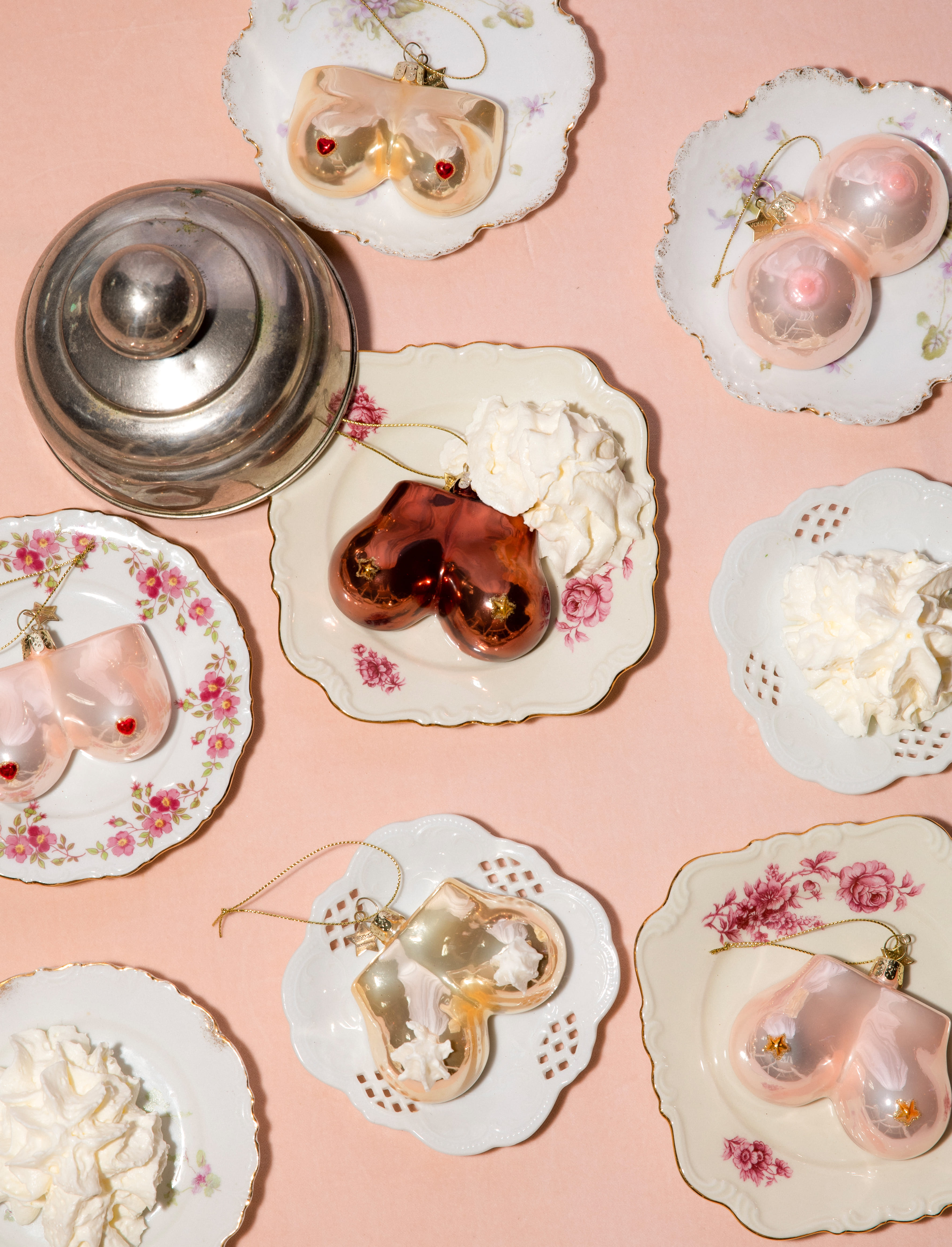 Новогоднее украшение Vondels Mid pink boobs Арт.1237000065015