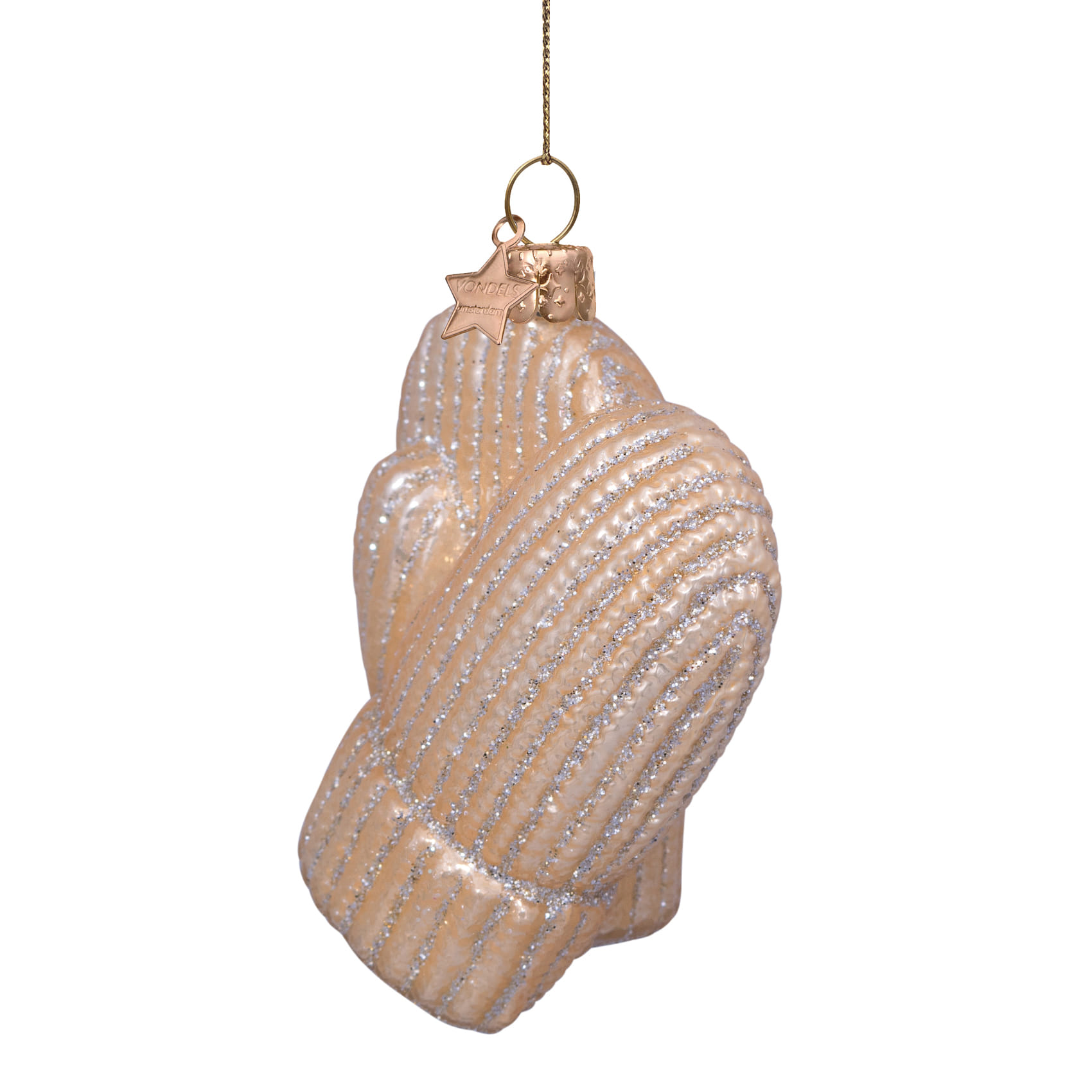 Новогоднее украшение Vondels Champagne gloves H9cm Арт.1237000090055