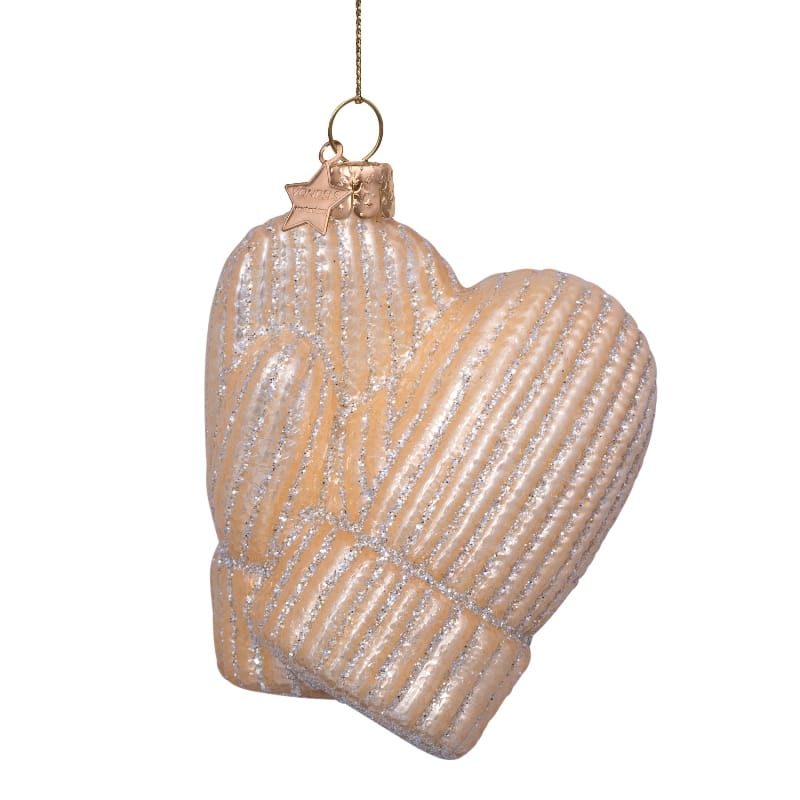 Новогоднее украшение Vondels Champagne gloves H9cm Арт.1237000090055