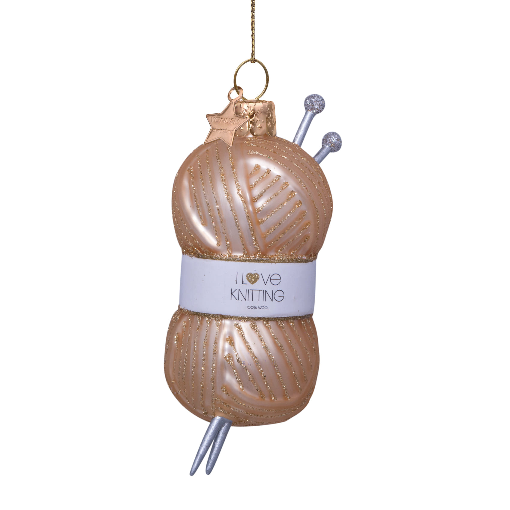 Новогоднее украшение Vondels Gold knitting yarn Арт.1237000115055