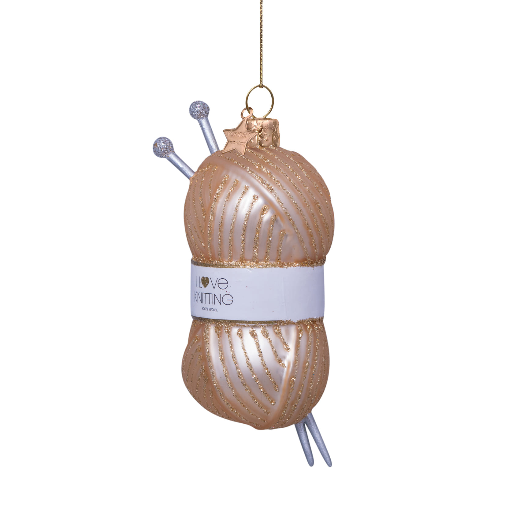 Новогоднее украшение Vondels Gold knitting yarn Арт.1237000115055