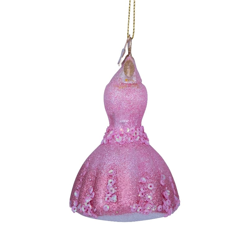 Новогоднее украшение Vondels Pink decorated dress Арт.2172810100015