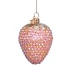 Новогоднее украшение Vondels Soft pink strawberry w/allover diamonds Арт.2232810060099