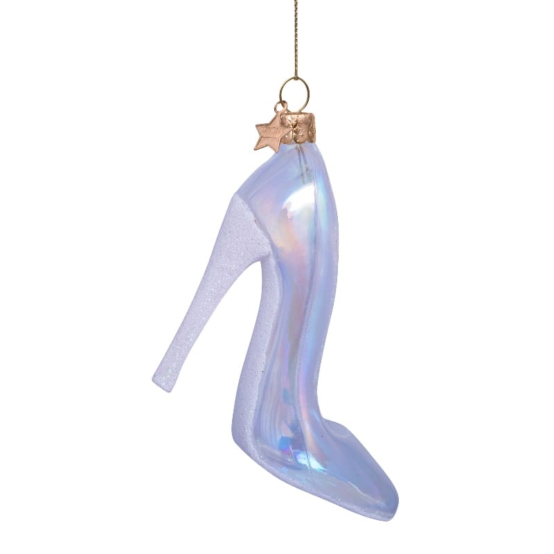 Новогоднее украшение Vondels Transparent oil high heel Арт.2232820120271