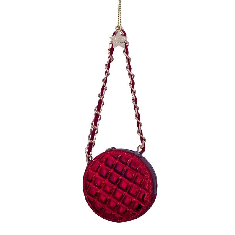 Новогоднее украшение Vondels Bordeaux opal round fashion bag Арт.2232870055059