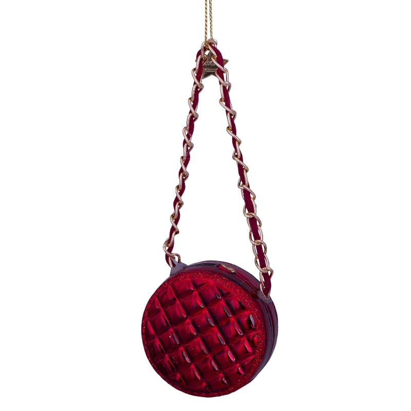 Новогоднее украшение Vondels Bordeaux opal round fashion bag Арт.2232870055059