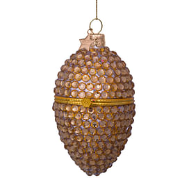 Новогоднее украшение Vondels Gold egg/opening and diamond allover Арт.3232137080090