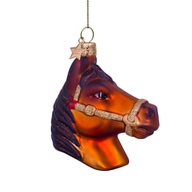 Новогоднее украшение Vondels Brown horse H8.5cm Арт.3232210085011