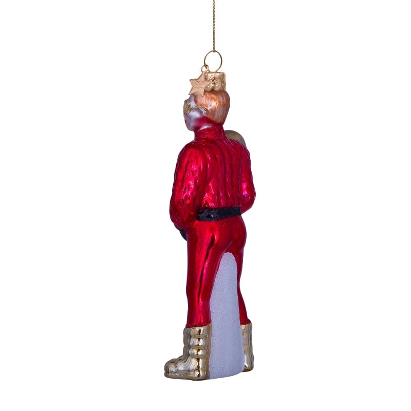 Новогоднее украшение Vondels Red ski boy H12.5cm Арт.3232250125043