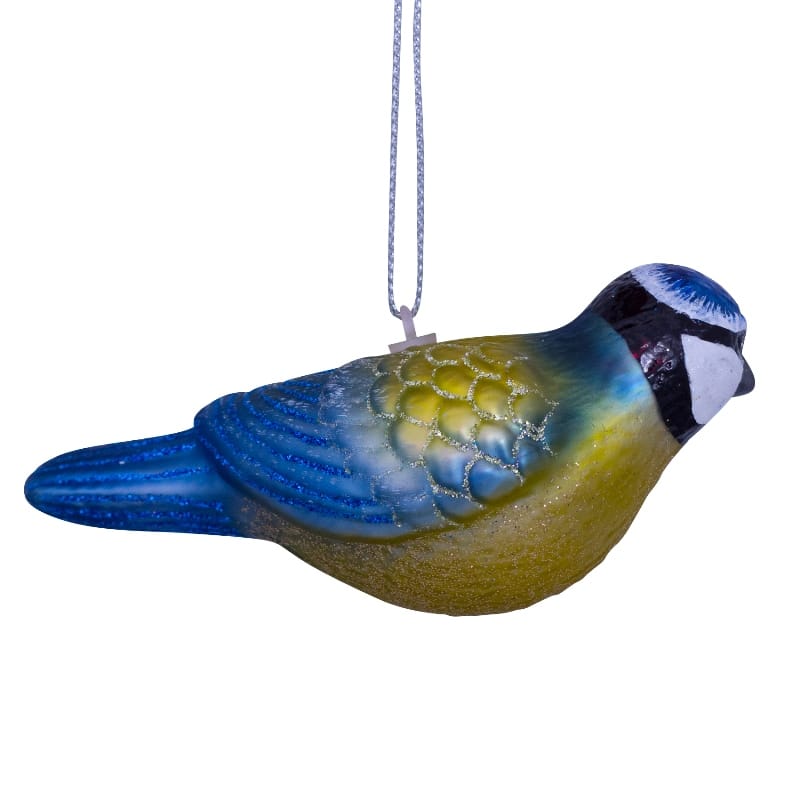 Новогоднее украшение Vondels Yellow/blue blue tit Арт.3232300045017