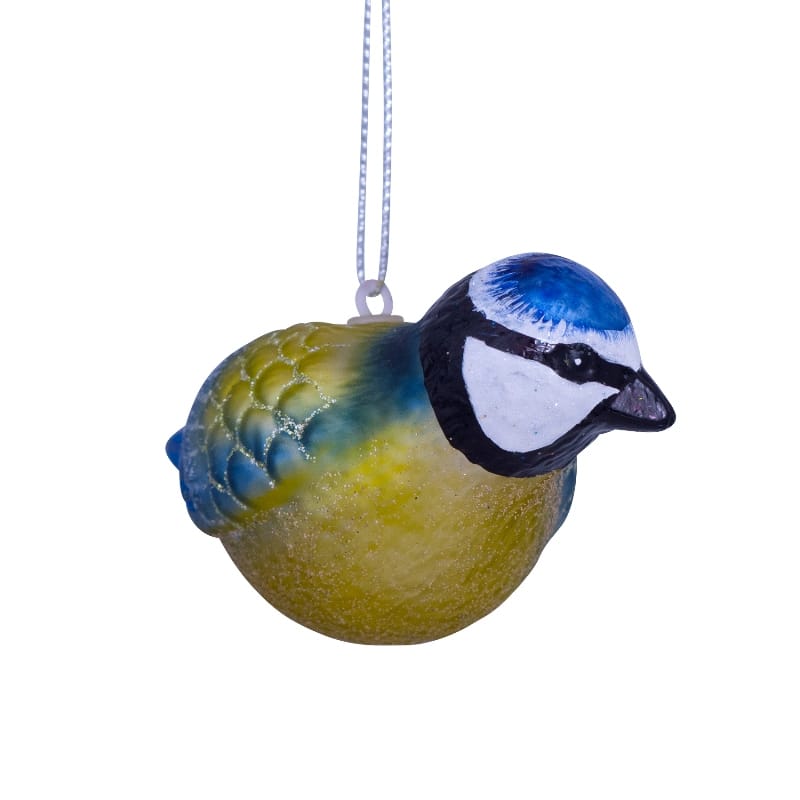 Новогоднее украшение Vondels Yellow/blue blue tit Арт.3232300045017