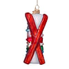 Новогоднее украшение Vondels Red ski w/names Арт.3237000115039