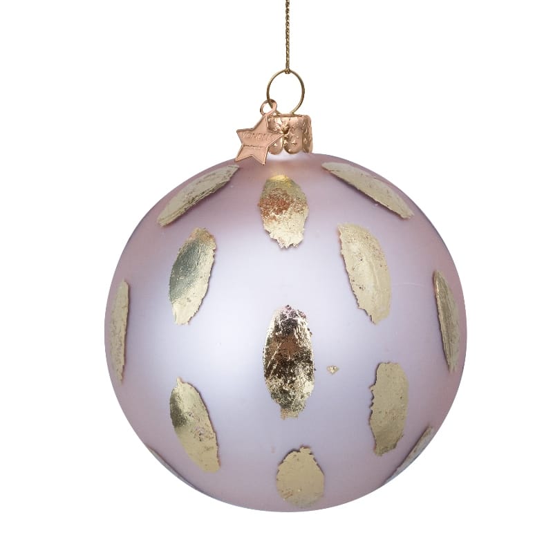 Новогоднее украшение Vondels Champagne matt w/gold foil spots Арт.4232900080110