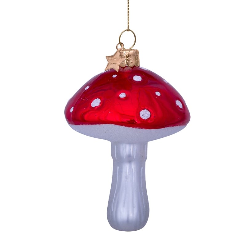 Новогоднее украшение Vondels Red/white mushroom Арт.5237000000029