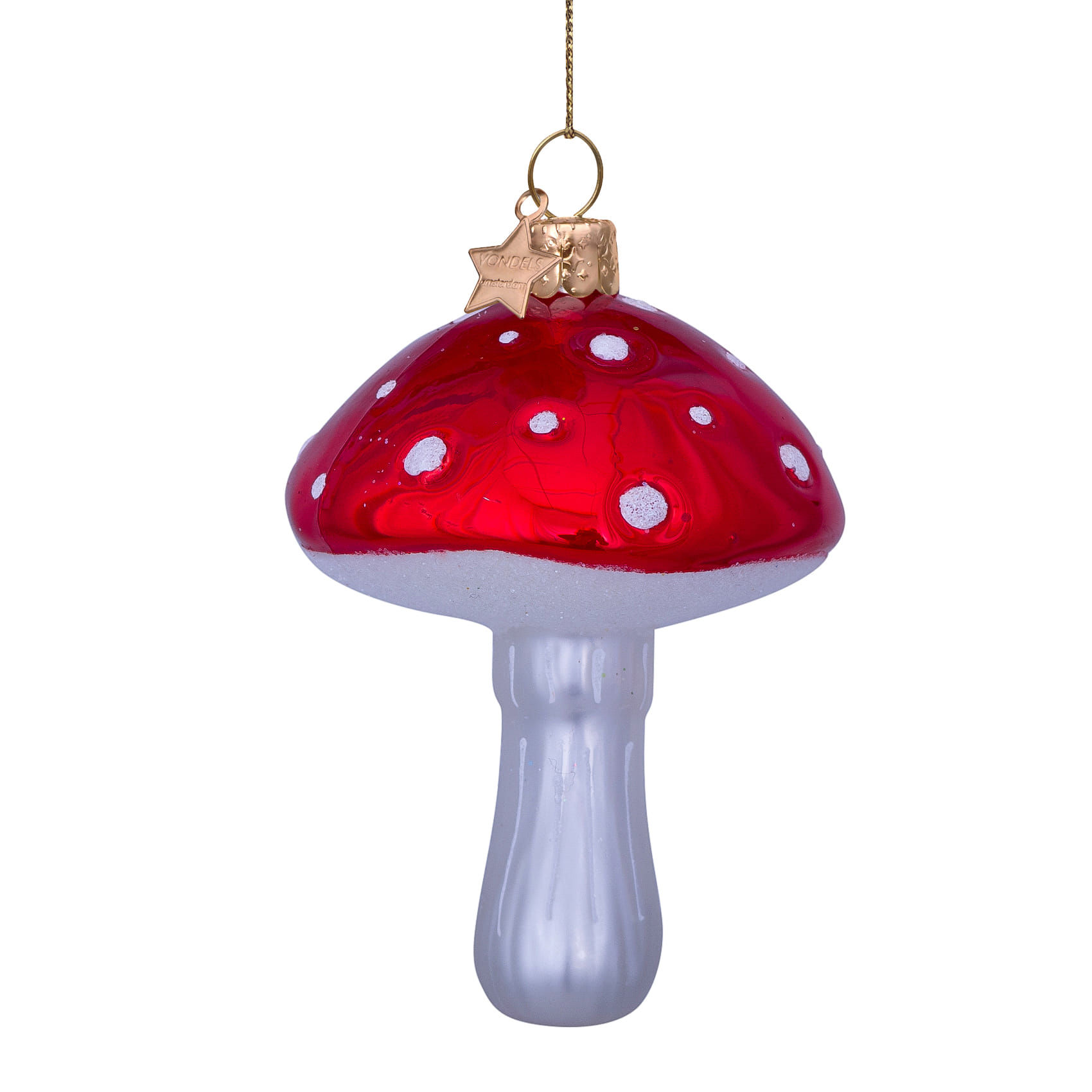 Новогоднее украшение Vondels Red/white mushroom Арт.5237000000029
