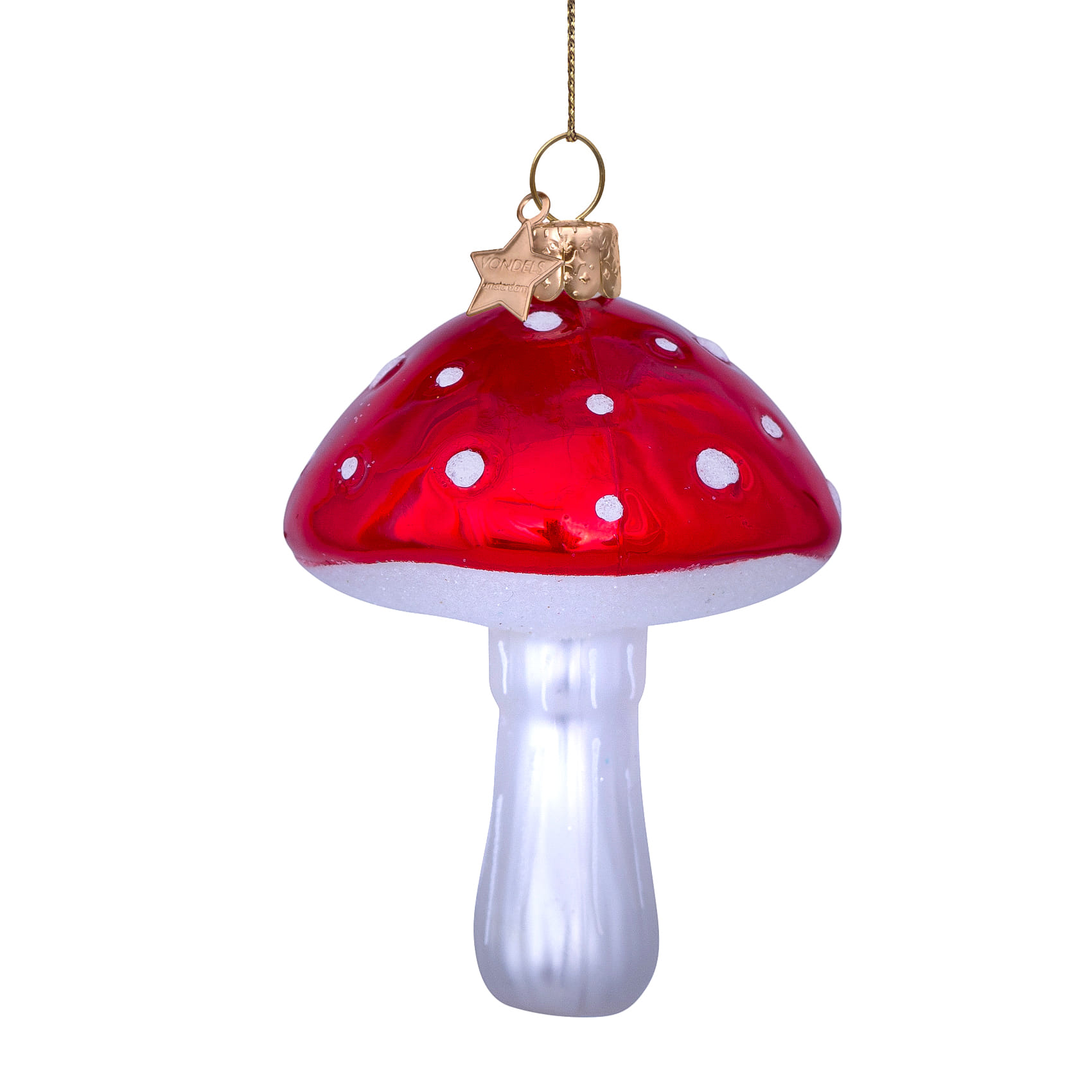 Новогоднее украшение Vondels Red/white mushroom Арт.5237000000029