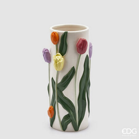Ваза EDG Enzo De Gasperi TULIP CILINDRO Арт.1100206A999