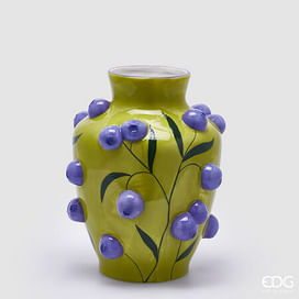 Ваза EDG Enzo De Gasperi MIRTILLI ANFORA Арт.1100288A699