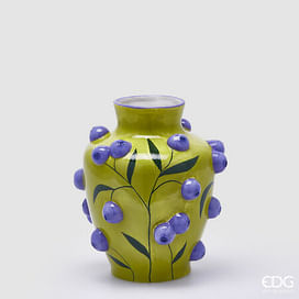 Ваза EDG Enzo De Gasperi MIRTILLI ANFORA Арт.1100292A699