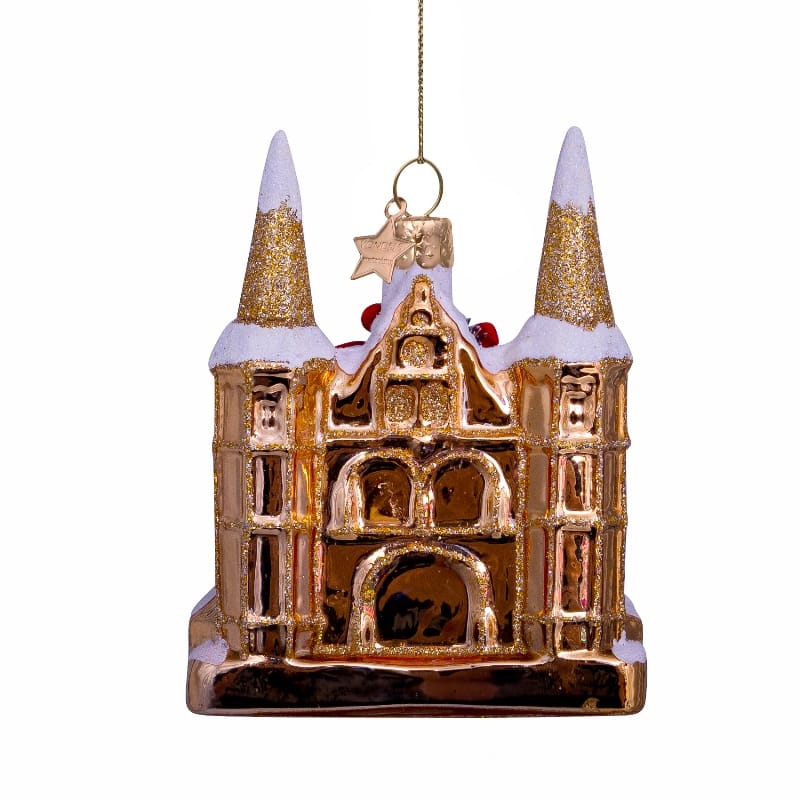 Новогоднее украшение Vondels Gold De Sneeker Waterpoort Арт.1240101100011