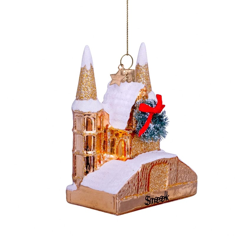 Новогоднее украшение Vondels Gold De Sneeker Waterpoort Арт.1240101100011