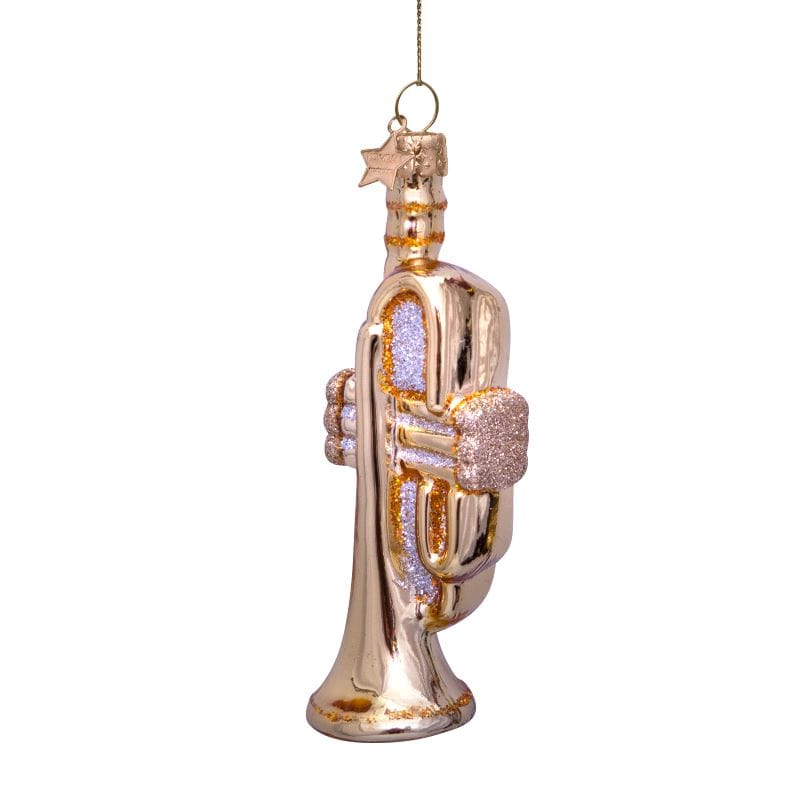 Новогоднее украшение Vondels Gold trompet Арт.1240101105016