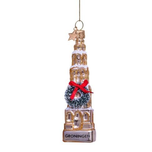 Новогоднее украшение Vondels Gold Martinitoren Groningen Арт.1240101125014
