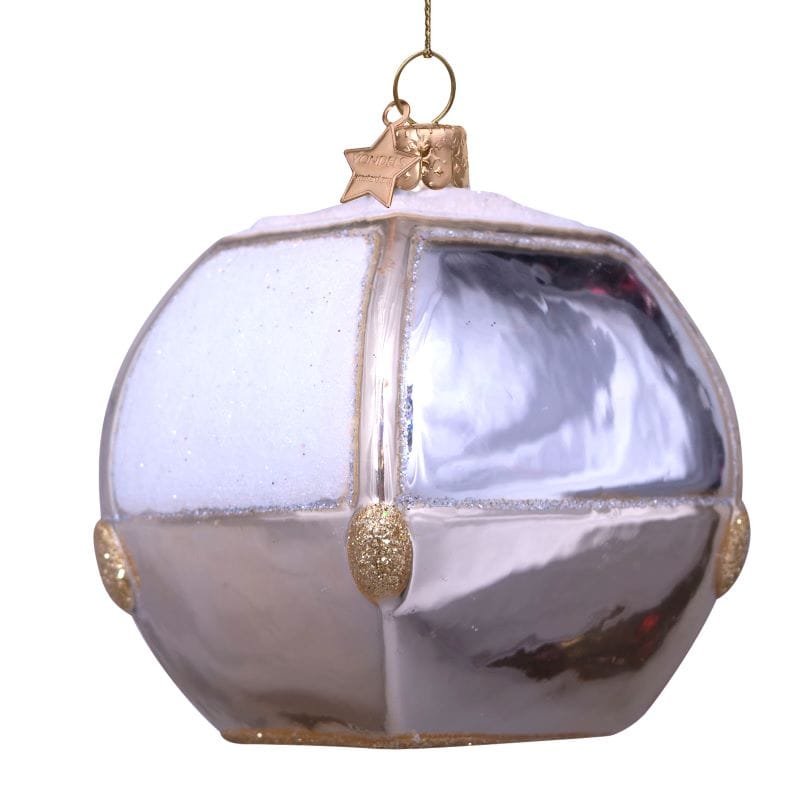 Новогоднее украшение Vondels Beige ski gondela Арт.1240105080012