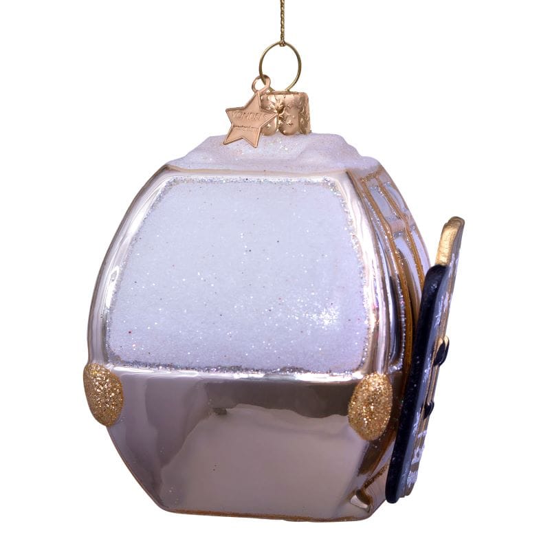 Новогоднее украшение Vondels Beige ski gondela Арт.1240105080012