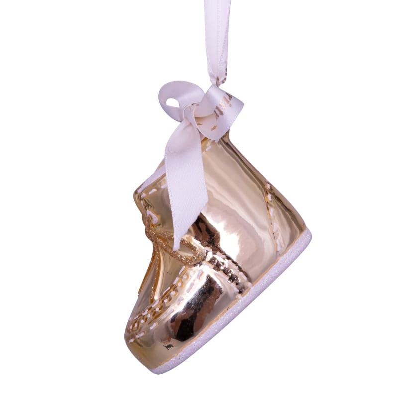Новогоднее украшение Vondels Gold baby's first Christmas shoe Арт.1240221060011