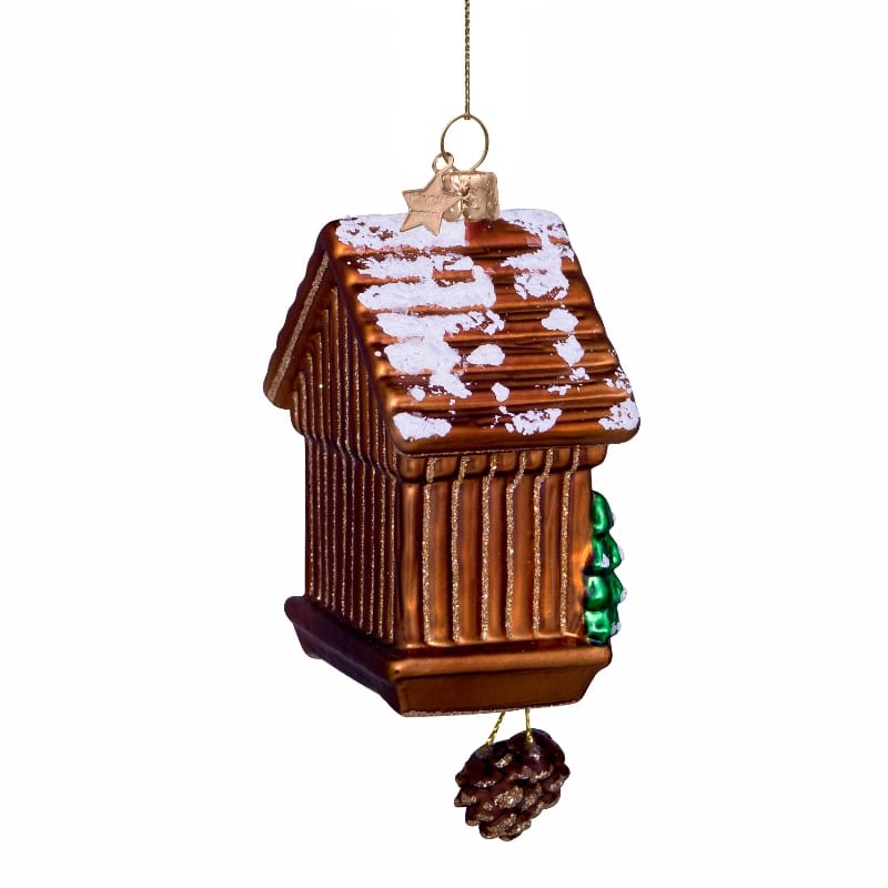 Новогоднее украшение Vondels Brown cuckoo clock Арт.1240642100013