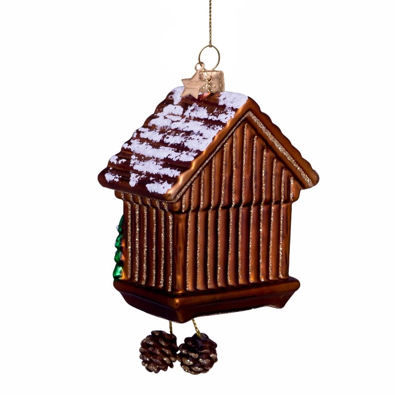 Новогоднее украшение Vondels Brown cuckoo clock Арт.1240642100013
