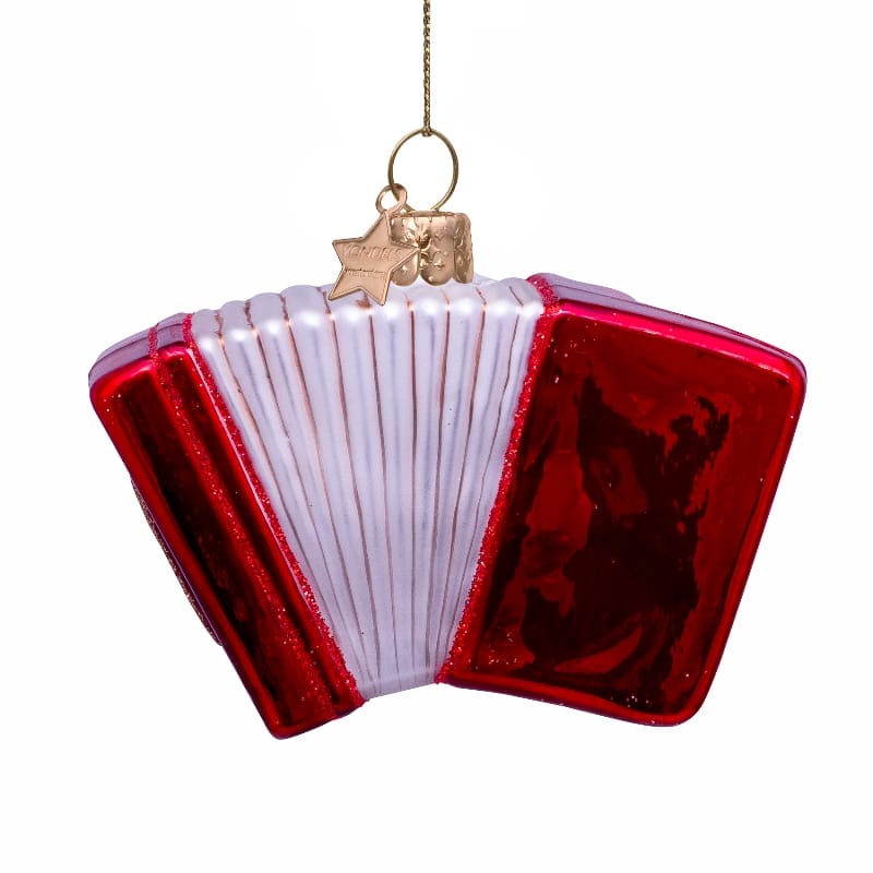 Новогоднее украшение Vondels Red accordion Арт.1240705070017