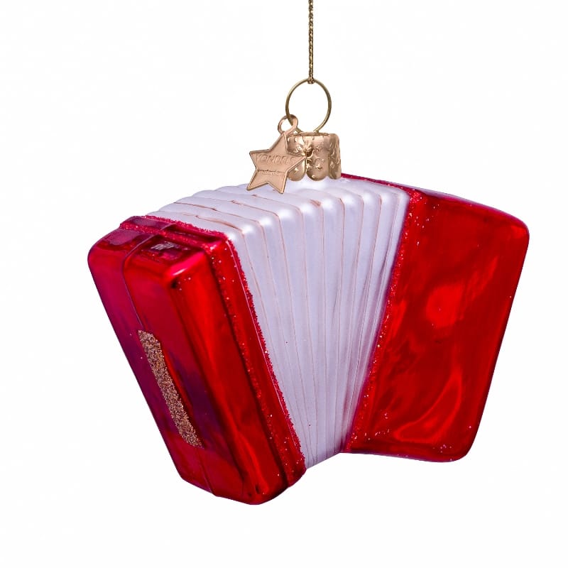 Новогоднее украшение Vondels Red accordion Арт.1240705070017